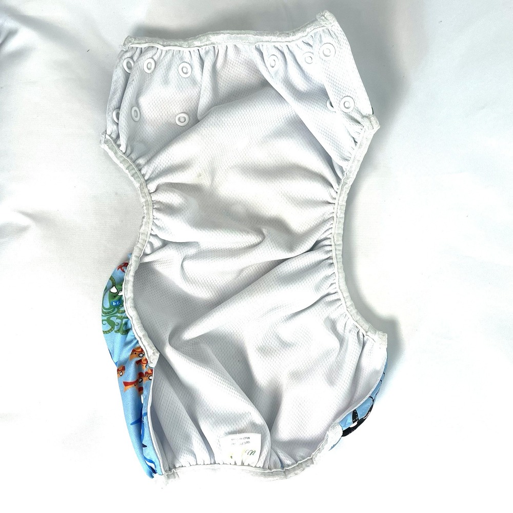 4 Cloth Diaper Covers One Size Snap Stay Dry Alva Baby Pooters Wegreeco Swim - Picture 3 of 10